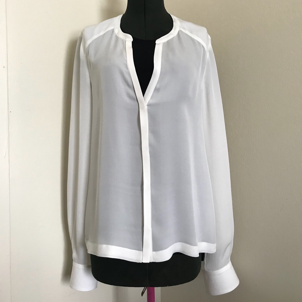 💯 A.L.C Satin blouse like new